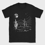 Desert And Cactus, Tricou Barbati (Unisex)