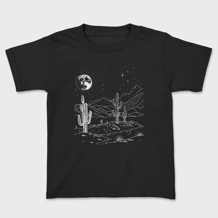 Desert And Cactus, Tricou Copii