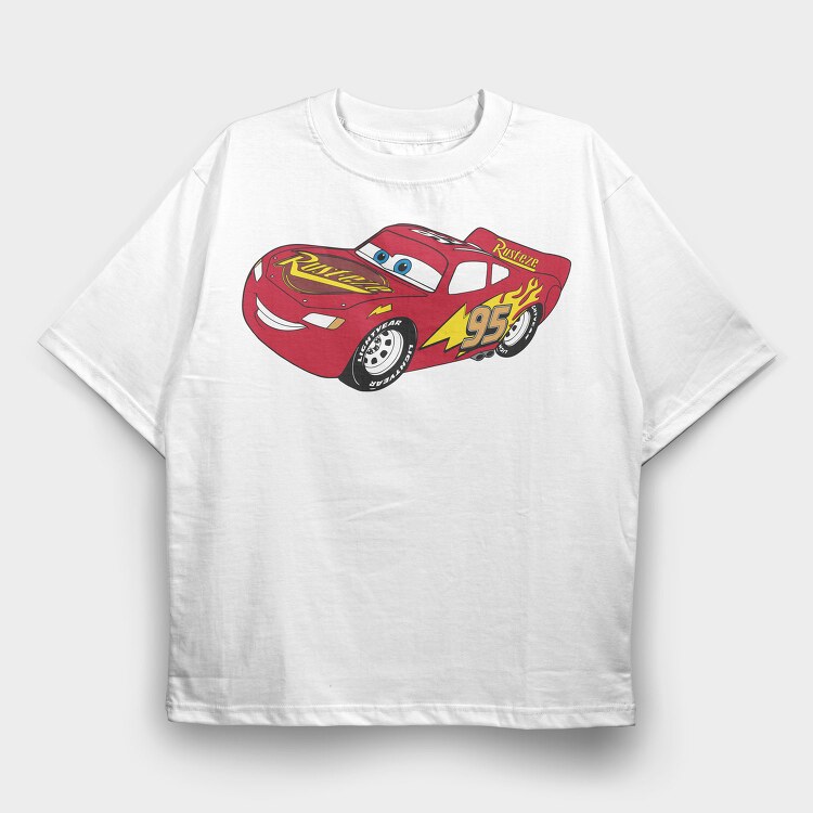 Cars 12, Tricou Oversize Barbati (Unisex)