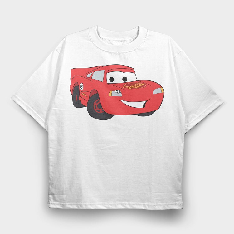Cars 1, Tricou Oversize Barbati (Unisex)