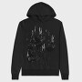 Desintegrating Skull, Hanorac Oversize Barbati (Unisex)