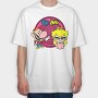 Billy and Mandy Mario, Tricou Oversize Barbati (Unisex)
