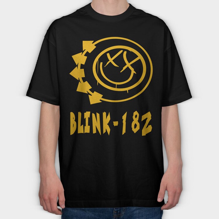 Blink 182, Tricou Oversize Barbati (Unisex)