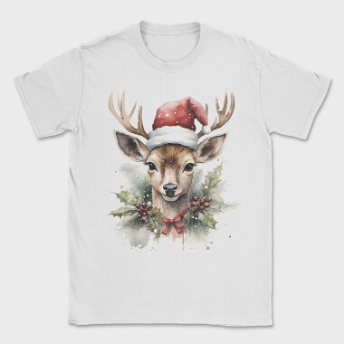 Santa Deer Christmas Tote, Tricou Barbati (Unisex)