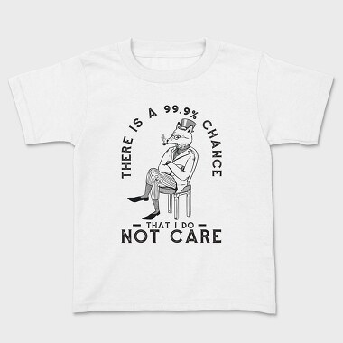 Sarcastic Fox I Don T Care, Tricou Copii