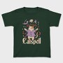 Satanic Cat Animal Magic Ritual Cute Goth 01, Tricou Copii