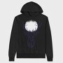 Tree Deer Branches, Hanorac Oversize Barbati (Unisex)