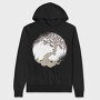Tree Of Life Illustration, Hanorac Oversize Barbati (Unisex)