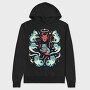 Devil And Ghost Cats, Hanorac Oversize Barbati (Unisex)