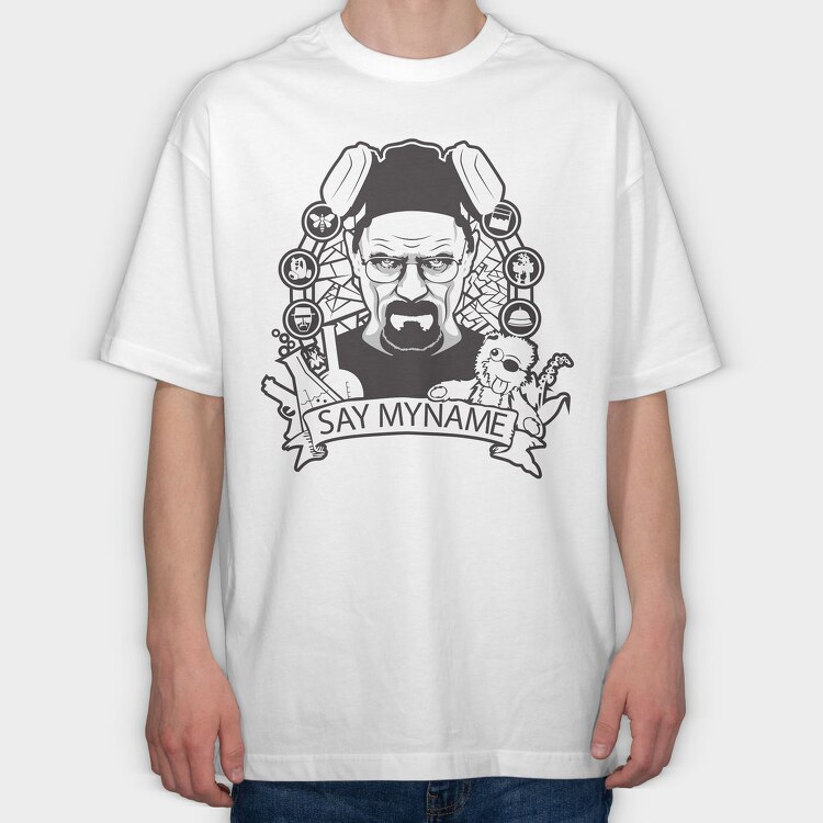 Breaking Bad 1, Tricou Oversize Barbati (Unisex)