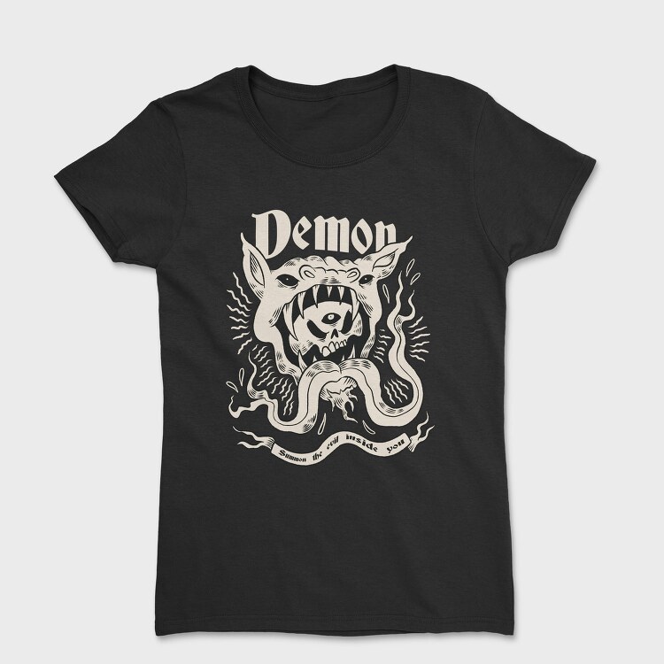 Satanic Creature Dark Magic 04, Tricou Femei