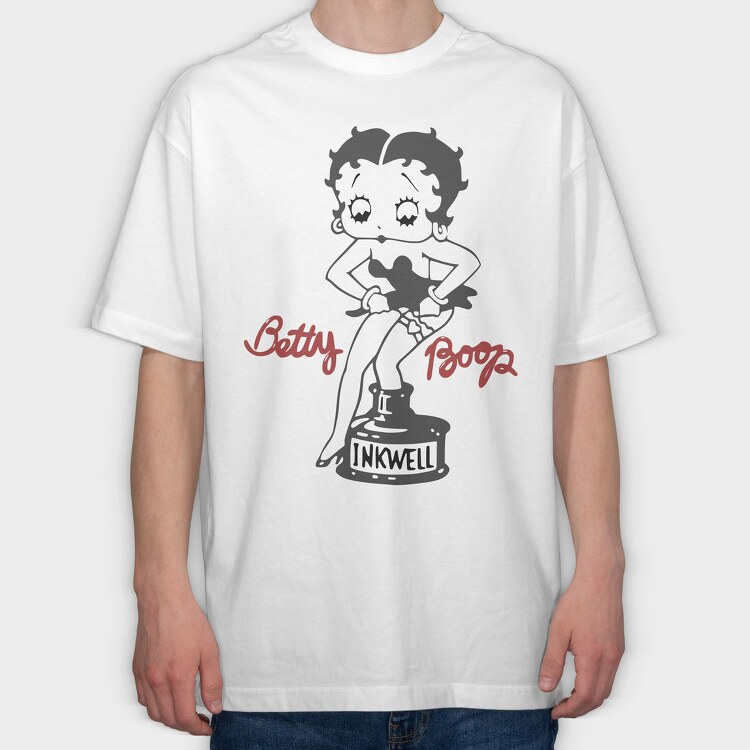 Betty Boop 70, Tricou Oversize Barbati (Unisex)