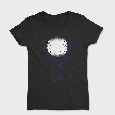 Tree Deer Branches, Tricou Femei