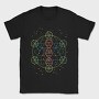 Dna Geometric Flower Of Life, Tricou Barbati (Unisex)