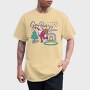 Santa Getting Ready for Christmas, Tricou Barbati (Unisex)