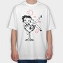 Betty Boop 69, Tricou Oversize Barbati (Unisex)