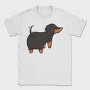 Dachshund Dog, Tricou Barbati (Unisex)