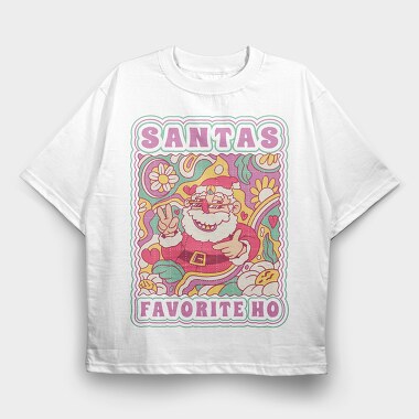 Trippy Santa Sho, Tricou Oversize Barbati (Unisex)