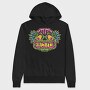 Zombie Face Halloween, Hanorac Oversize Barbati (Unisex)