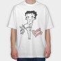 Betty Boop 68, Tricou Oversize Barbati (Unisex)