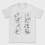 Flowers Botanical Line Tote, Tricou Barbati (Unisex)