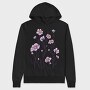 Flowers Watercolor Tote, Hanorac Oversize Barbati (Unisex)