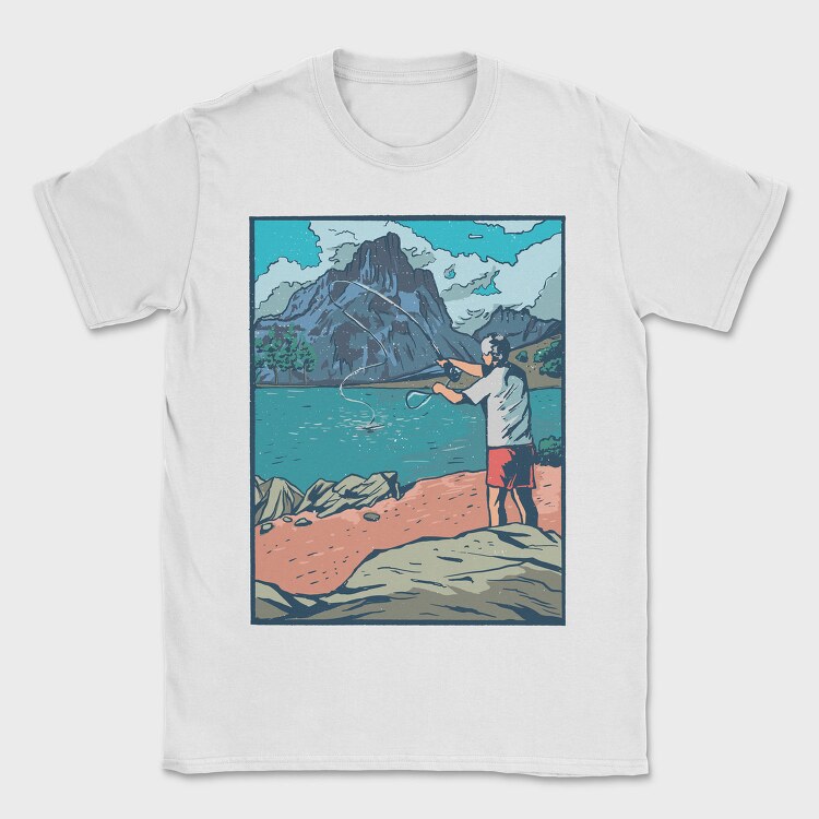 Fly Fisherman, Tricou Barbati (Unisex)