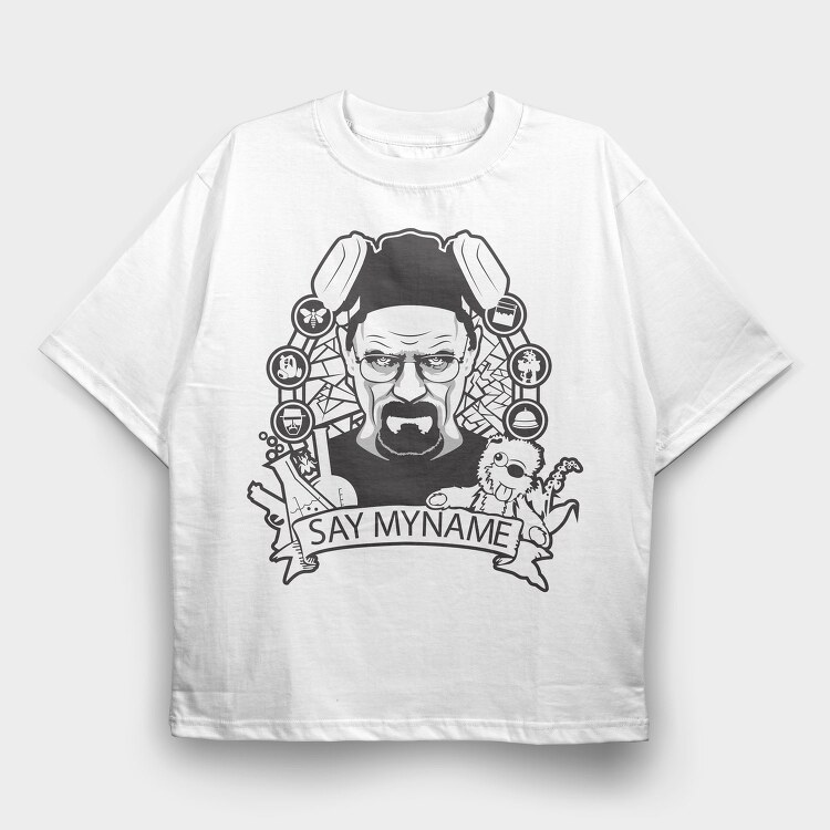 Breaking Bad 1, Tricou Oversize Barbati (Unisex)