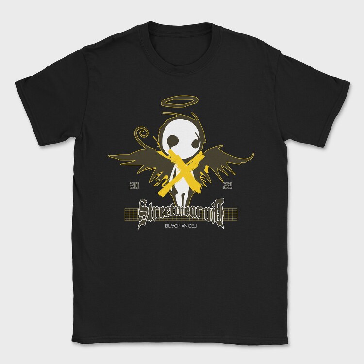Black Angel 2, Tricou Barbati (Unisex)