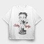 Betty Boop 70, Tricou Oversize Barbati (Unisex)