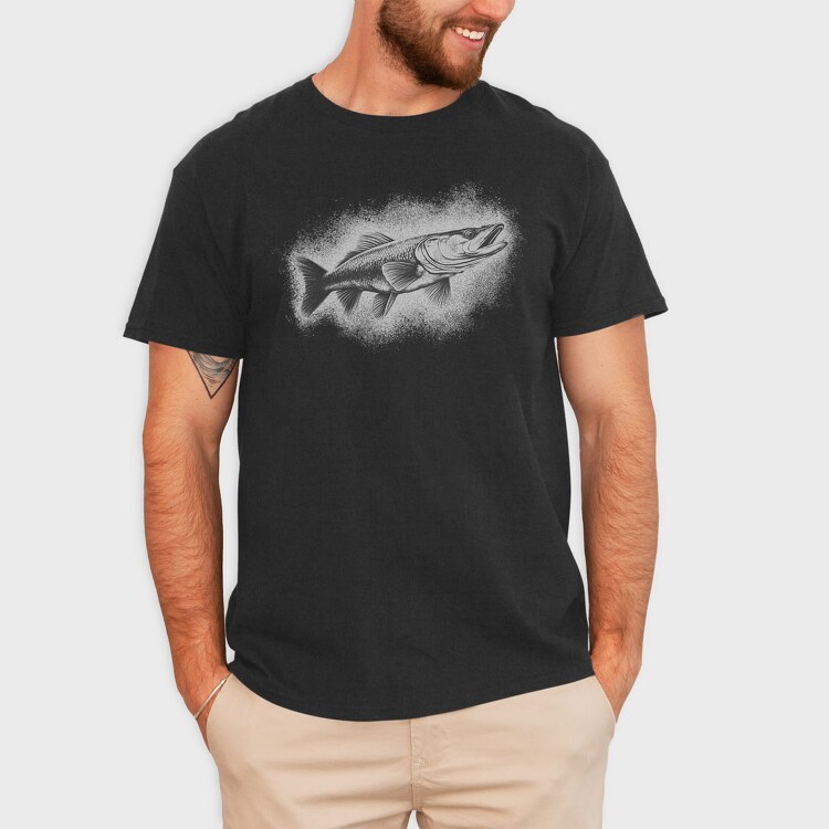Pike Fish, Tricou Barbati (Unisex)