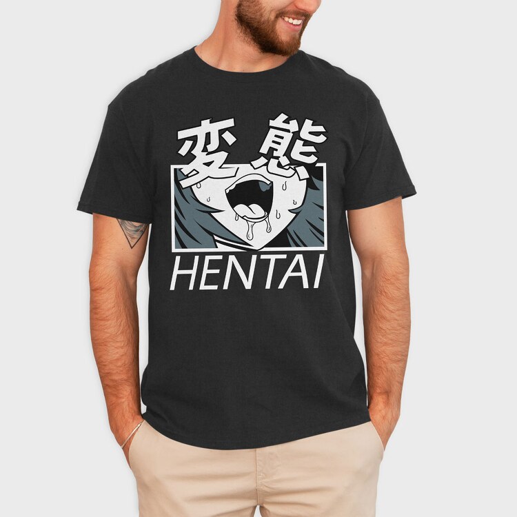 Hentai 3, Tricou Barbati (Unisex)