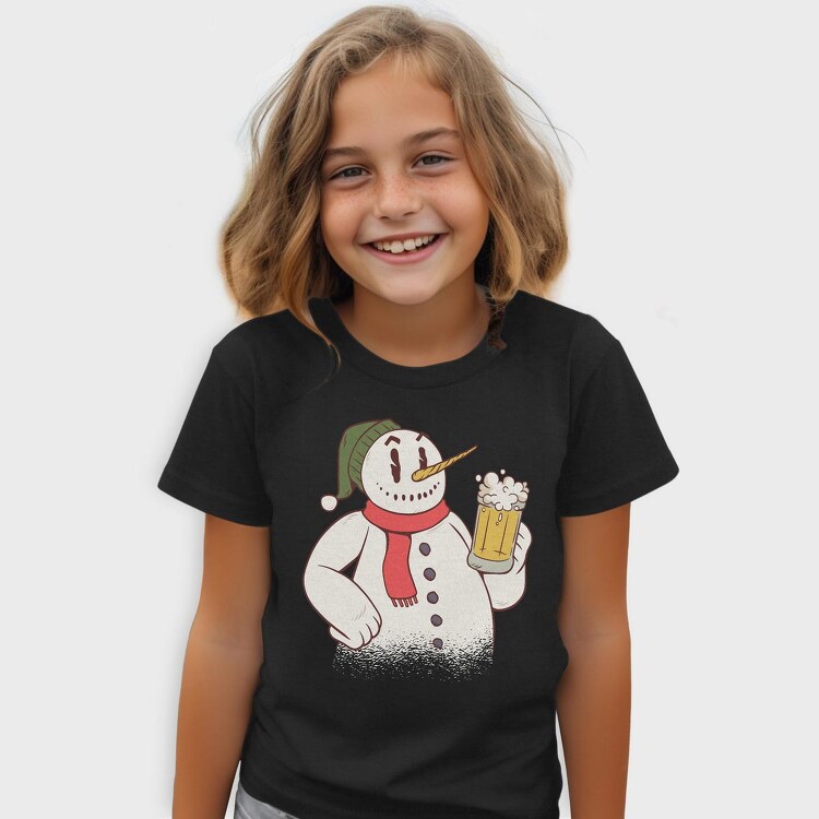 Snowman Beer, Tricou Copii