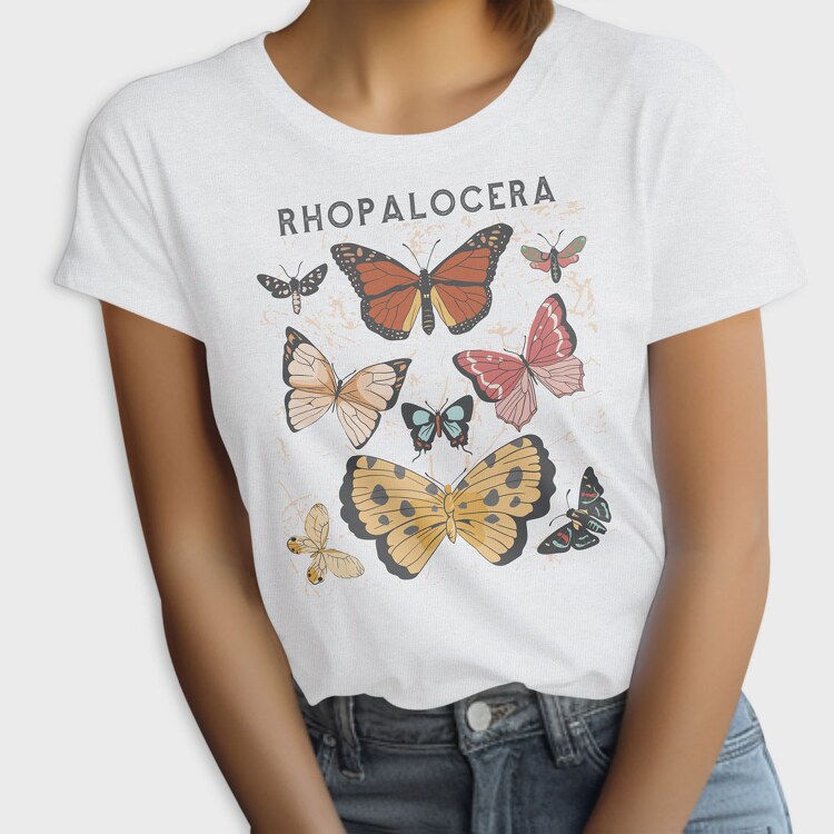 Rhopalocera, Tricou Femei
