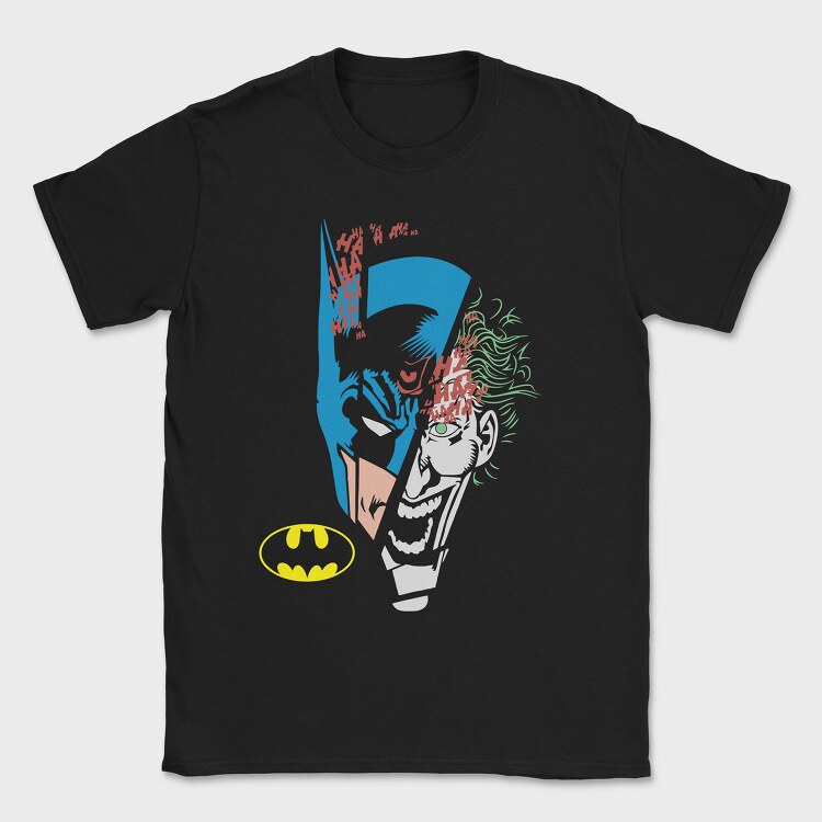 Batman Jocker, Tricou Barbati (Unisex)