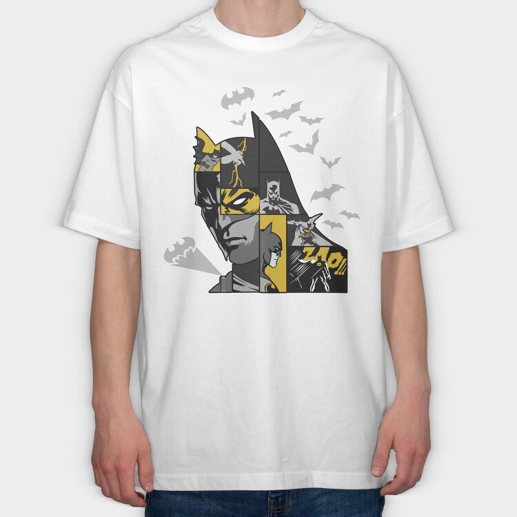 Batman Design, Tricou Oversize Barbati (Unisex)