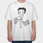 Betty Boop 58, Tricou Oversize Barbati (Unisex)