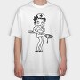 Betty Boop 63, Tricou Oversize Barbati (Unisex)