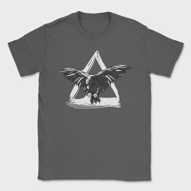 Crow Triangle, Tricou Barbati (Unisex)