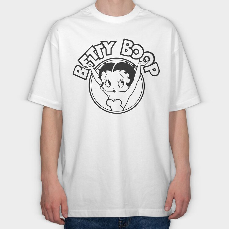 Betty Boop 62, Tricou Oversize Barbati (Unisex)