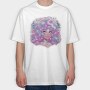 Cosmic Girl Portrait, Tricou Oversize Barbati (Unisex)