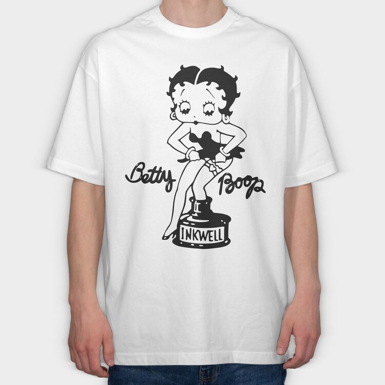 Betty Boop 61, Tricou Oversize Barbati (Unisex)