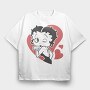 Betty Boop 64, Tricou Oversize Barbati (Unisex)