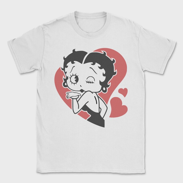 Betty Boop 64, Tricou Barbati (Unisex)