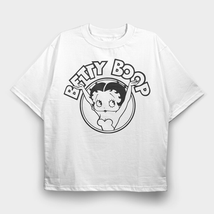 Betty Boop 62, Tricou Oversize Barbati (Unisex)