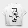 Betty Boop 61, Tricou Oversize Barbati (Unisex)