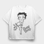 Betty Boop 58, Tricou Oversize Barbati (Unisex)