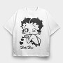 Betty Boop 56, Tricou Oversize Barbati (Unisex)