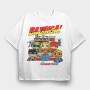 Bazinga Comics, Tricou Oversize Barbati (Unisex)
