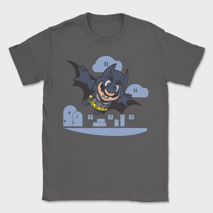 Batman Mario, Tricou Barbati (Unisex)